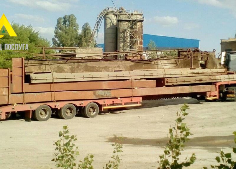 Перевозка негабарита: балки