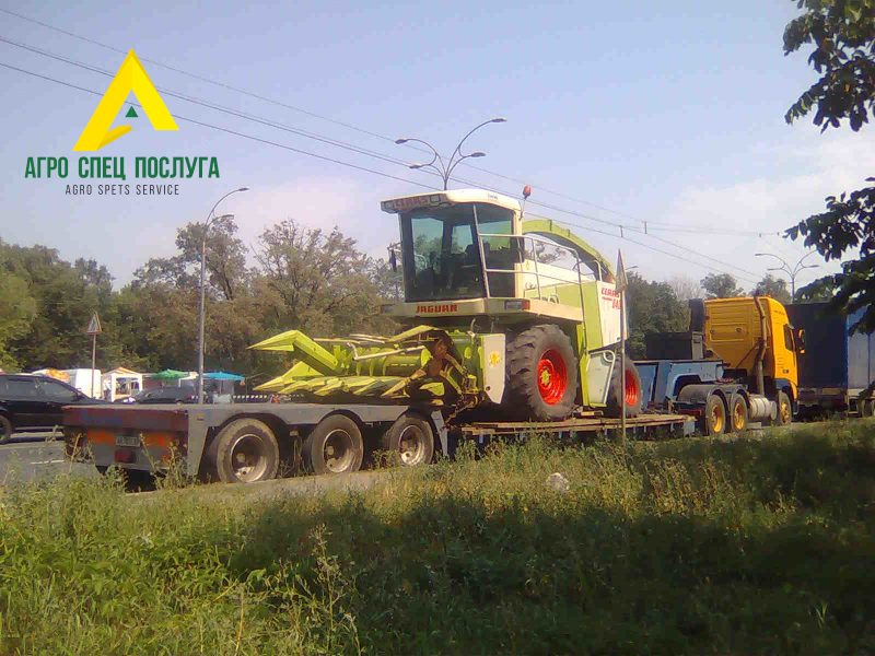 Перевозка негабарита: комбайн CLAAS Jaguar