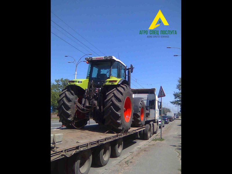 Перевозка негабарита: трактор CLAAS