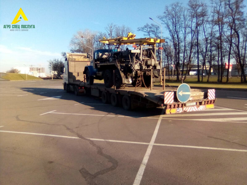 Перевозка негабарита: Буровая установка