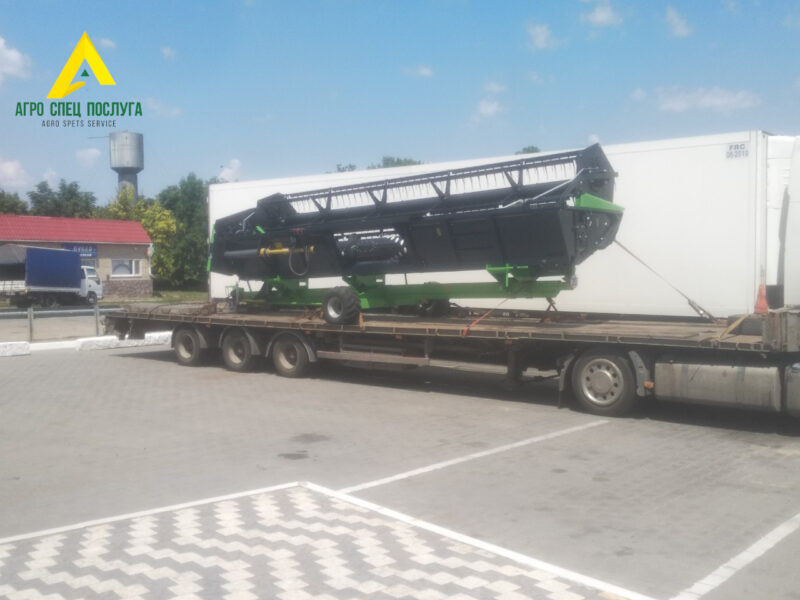 Перевозка негабарита Жатка Claas